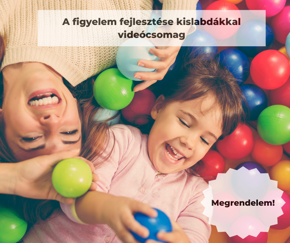 Figyelemfejlesztés kislabdákkal fejlesztő videócsomag